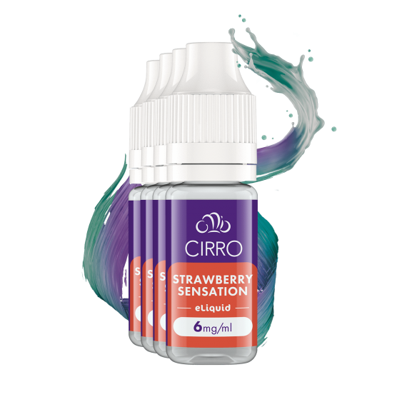 Cirro eLiquid Original Strawberry 6mg - 4 packs