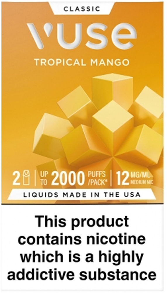 Vuse ePod Tropical Mango Nic Salts Pods 12mg