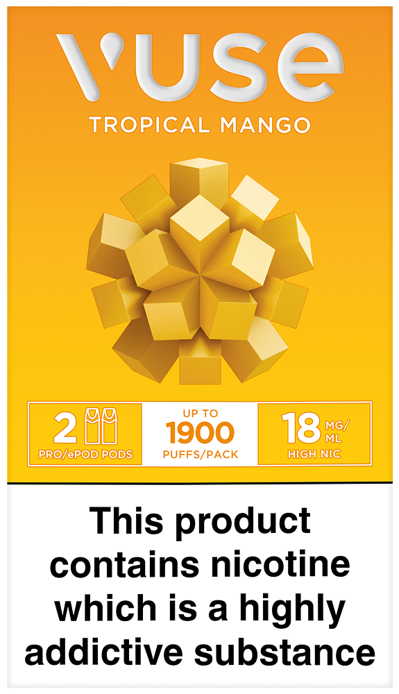 Vuse ePod Tropical Mango Nic Salts Pods 18mg