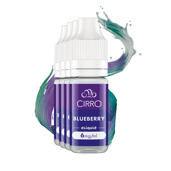 Cirro eLiquid Blueberry 6mg - 4 packs