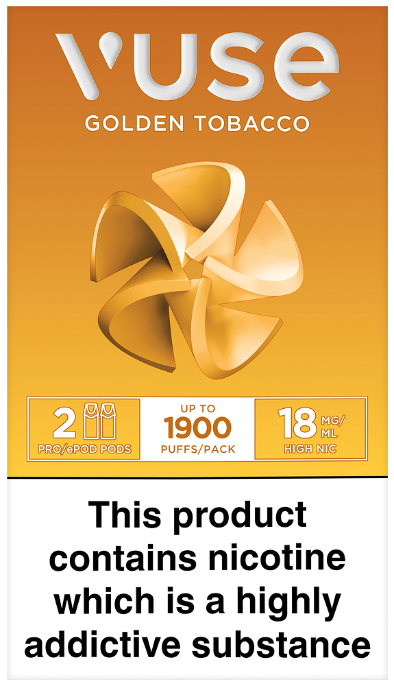 Vuse ePod Golden Tobacco Nic Salts Pods 18mg