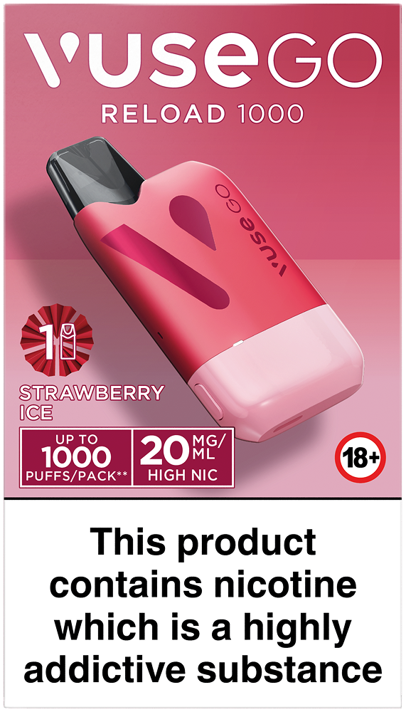 Vuse Go Reload Box Strawberry Ice 20mg